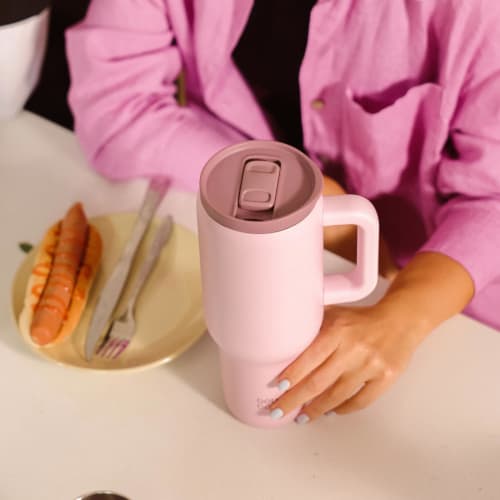 BOTTLE BOTTLE Tumbler with Straw, 1200ML, Leakproof Stainless Steel Water Bottle, Large Capacity Water Bottle with Double Wall, Vacuum Insulation, Kee