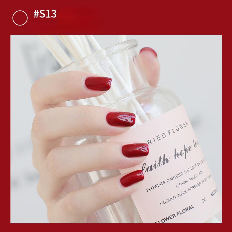 Nail Polish No Baking Long-lasting Water-based Tearable Quick-drying Nail Polish