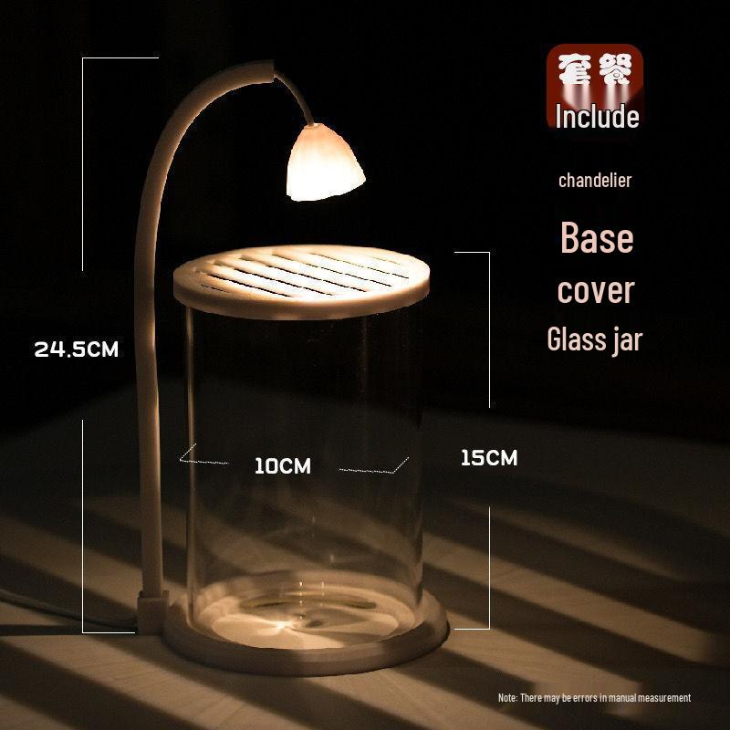 

Ultra Clear Small Betta Fish Tank - Designer Glass Ornament for Living Room Desktop