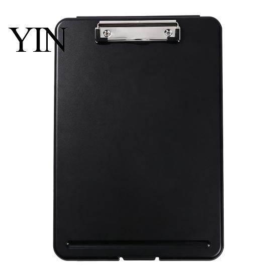 Professional Briefcase Organizer Plastic Storage Clipboard, Letter Size Slimcase Folder with Pen Holder, 200 Durable Paper Holder Sheet Capacity,