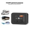 12V/24V Auto-Schnellladegerät Typ C + QC3.0 USB A PortLED Licht Telefonladegerät Autoadapter für Wohnmobil RV Home Camper Caravans
