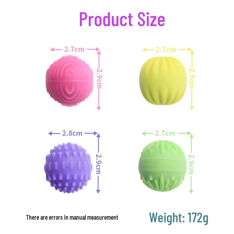 Echte magnetische Silikon-Sensorikbälle – Elastisches Dekompressionsspielzeug