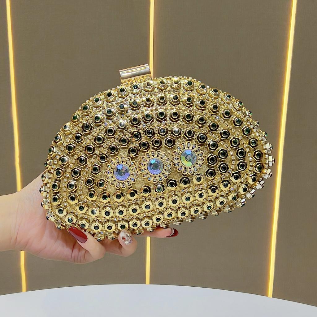 Evening Party Handbag, Women's Fashionable Chain Crossbody Bag, High-end Shoulder Bag