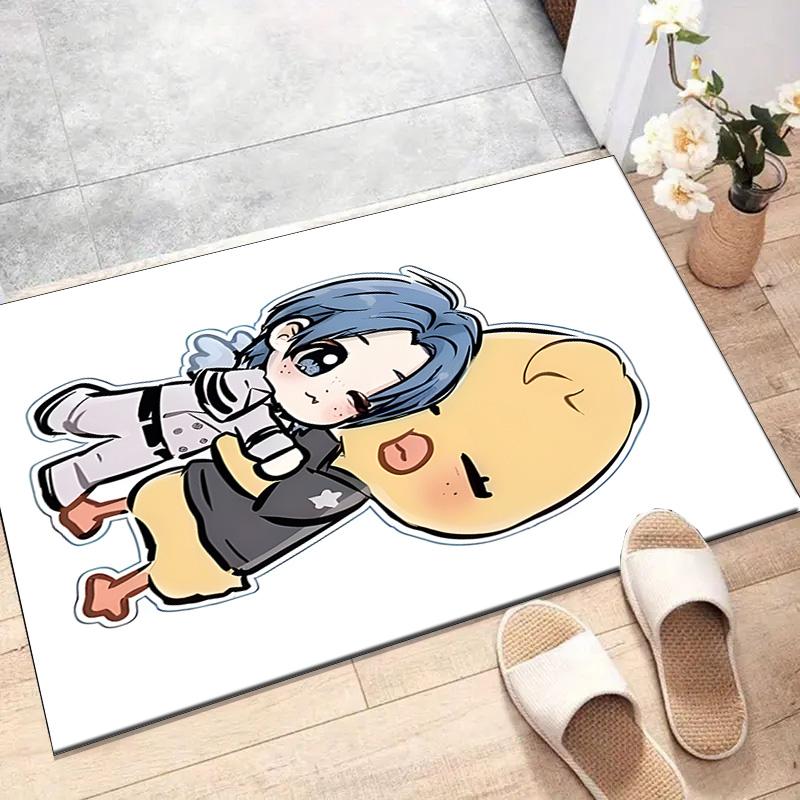1pc Kpop Team5 Design Printed Area Rug Carpet for Bedroom Living Room Home Decor Rugs Mat Non Slip Mat Rug for Bedside