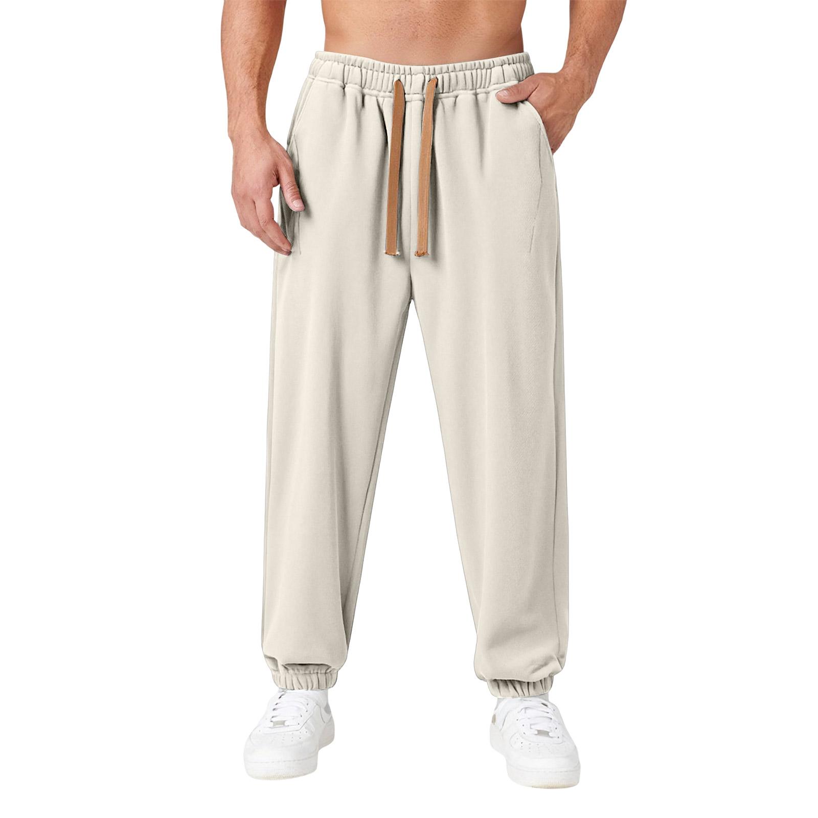 

Men s Sports Casual Jogging Trousers Lightweight Hiking Pants Outdoor Pant XL хаки