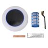 Solar Pool Ionizer with Color Changing LED Copper Anode Swimming Pool Cleaner Water Quality Purifier