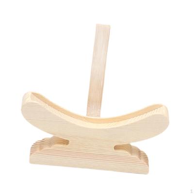 Tea Cake Stand Holder Rack Art Plate Wood Show Wooden Display