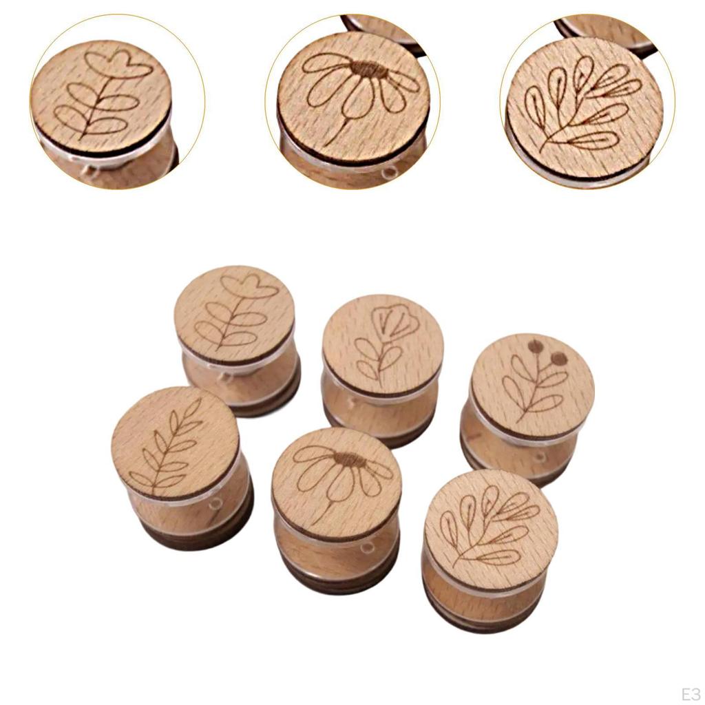 6 Stk Broderitråd Organisering Parkering Spole Bærbar Håndarbeid Kunst Korssting Solid