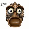 Fence Mount Bird Feeder Tree Face Feeder Funny Garden Sculpture Decorative Outdoor for Trees Fences Posts Walls Hanging