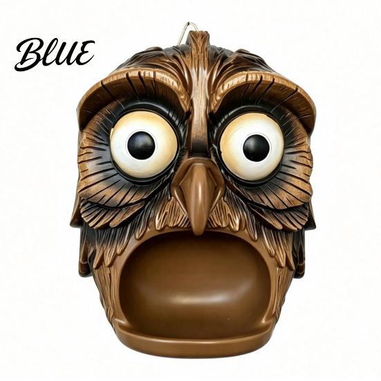Fence Mount Bird Feeder Tree Face Feeder Funny Garden Sculpture Decorative Outdoor for Trees Fences Posts Walls Hanging
