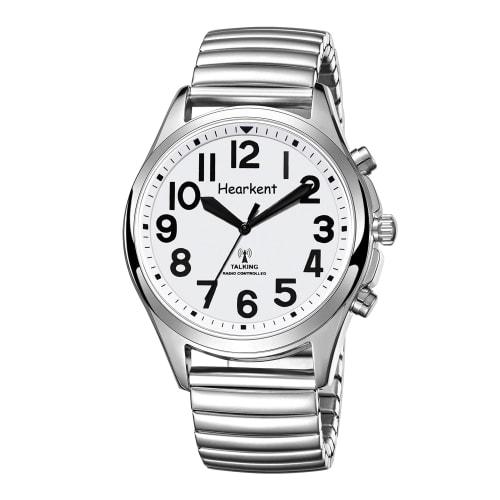 

Hearkent Women s Japanese Voice Watch with Broadcast Time and Date, Radio Wave Reception, Large Dial, Suitable for the Elderly and Visually Impaired (