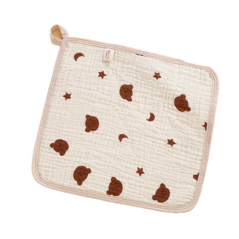 Pure Cotton Baby Gauze Towel & Small Drool Bib Set for Newborns - Soft & Gentle A-Class