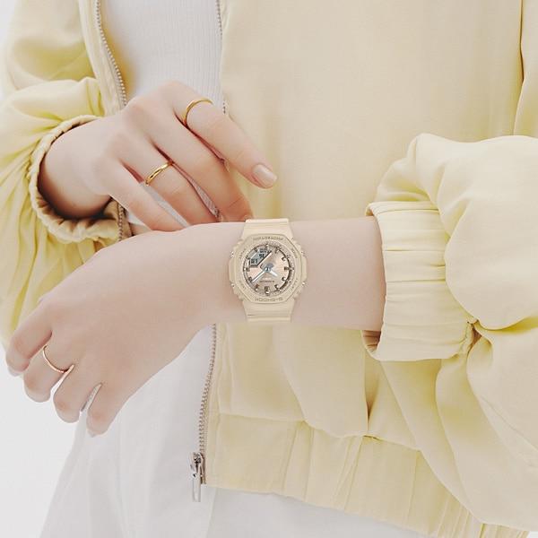 Casio G-SHOCK GMA-P2100ST-9AJF Damenuhr [G-SHOCK Minimal Design] Runde Digital-Analog-Uhr