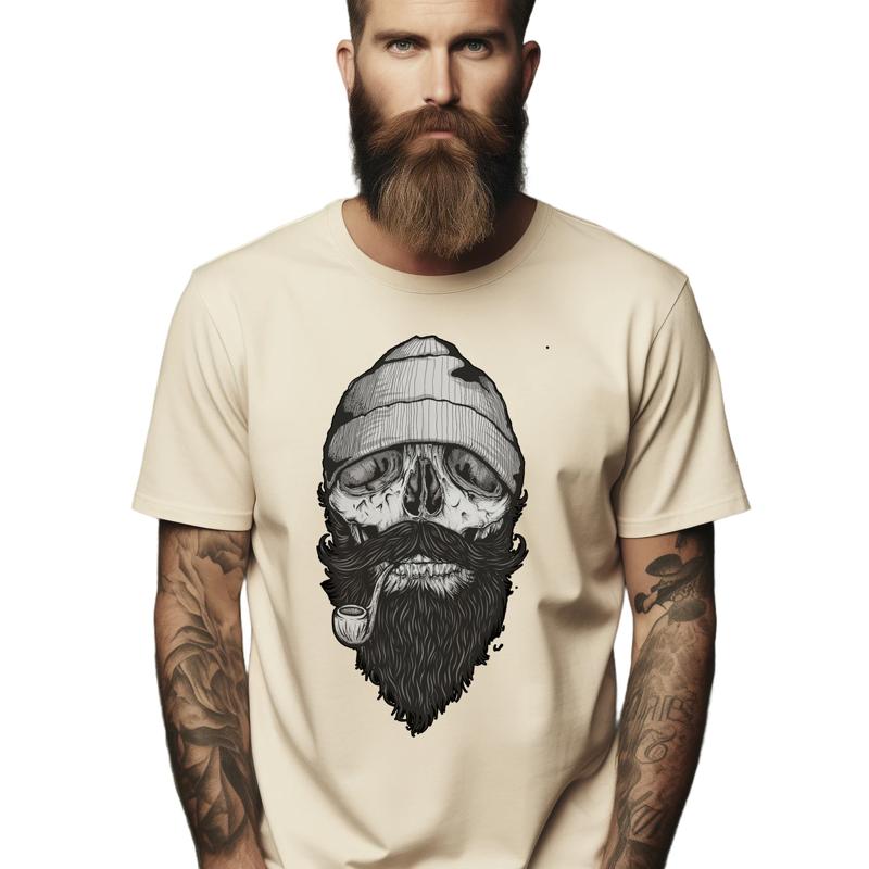 Printbar Bone Sailor T Shirt Funny And Hairy Perfect For Bearded Adventures