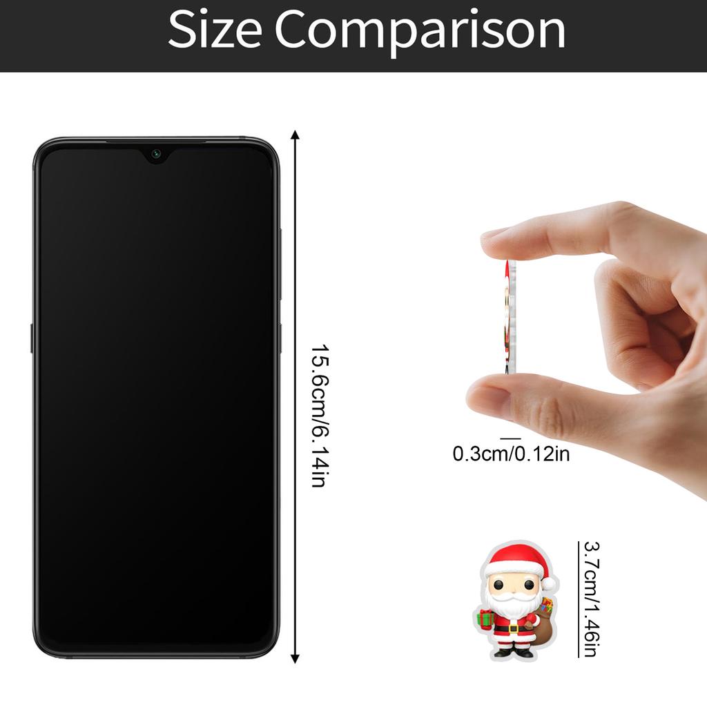 2025 Advent Calendar, 24 Days Christmas Advent Countdown Calendar With 24 Pcs Ornaments, Chill Daily Surprises, 2D Acrylic Ornaments Christmas Decor