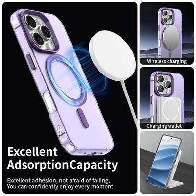 Luxury Magsafe Frosted Phone Case For IPhone 17 Air 16 15 14 13 12Pro Cover Anti-Fingerprint IPhone17 Pro Max Cover