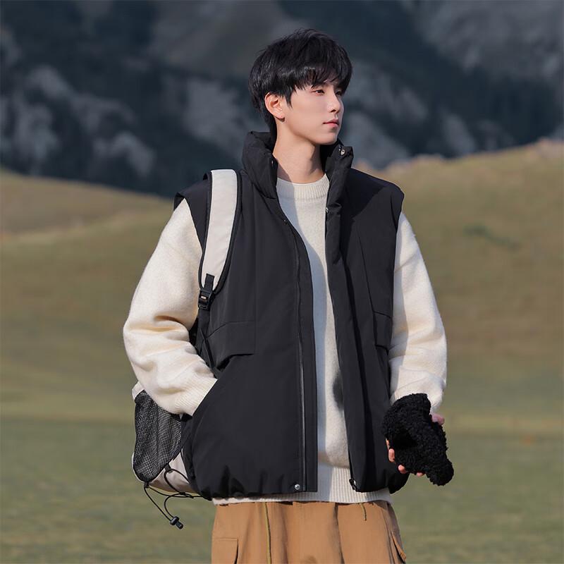 Men's Stand-Collar Cotton Padded Vest