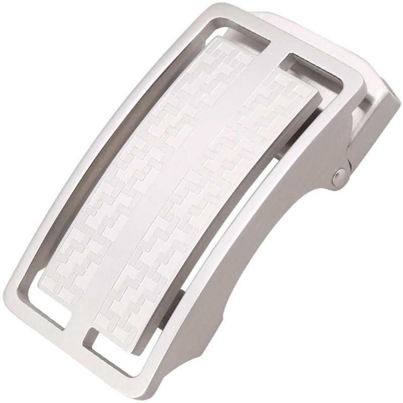 304 stainless steel automatic belt buckle - 3.5cm inner diameter - fashionable stainless steel belt buckle - automatic steel buckle 3.5