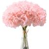 Dyed Edged Fake Flower Ball With Stem Simulation Flowers Artificial Flowers  Valentine's Day Gift