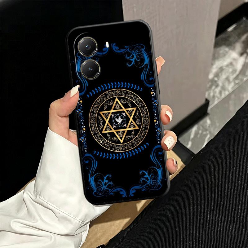 David Jewish Star Symbol Soft Phone Case for Xiaomi Poco X5 X6 X7 X8 Pro Max X3 F7 F8 Ultra M8 M7 M6 M5 Redmi 15 15C 14C 13C 12C