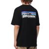 Patagonia Logo Responsibility Short Size M P-6 Tee, Sleeve, Black, (Product Code 38504)