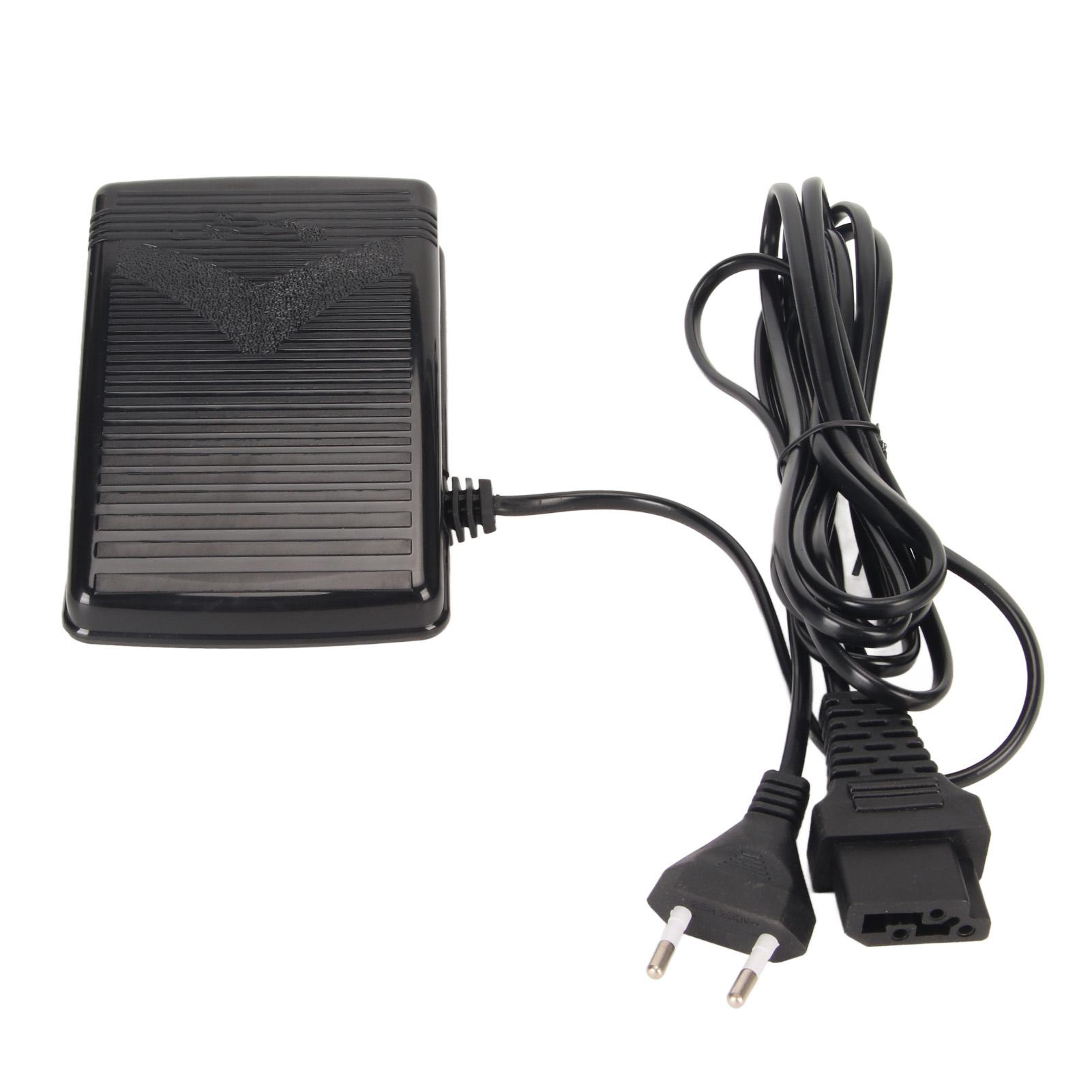 

Sewing Machine Foot Switch Slip Resistant Sewing Machine Pedal with 6.6ft Cable for Household EU Plug