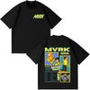 Rapper Mvrk Portate Bien Album Tour 2026 Trička Pánská Dámská Hip-hop Punkové Tričko Letní Vintage Volná Módní Trička Streetwear