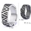 Minimalist Textured Unisex Ring Stylish New Finger Ring for Men Women