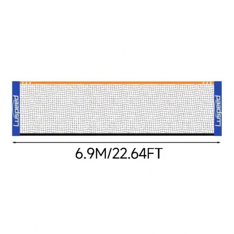 Tragbares Volleyballnetz für drinnen und draußen, Volleyball und Badminton, geeignet für den Hinterhof, Innen-/Außenbereich! (ohne Ständer)