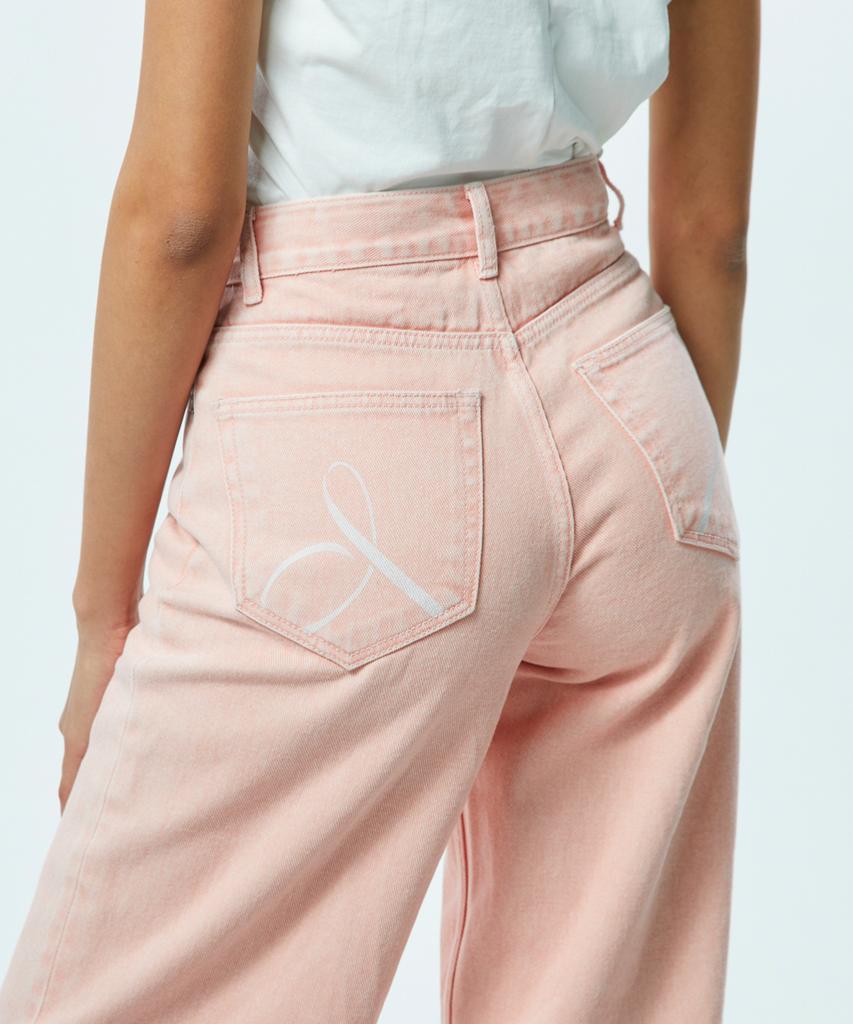JINBARBIE Roll-Up Pants Peach