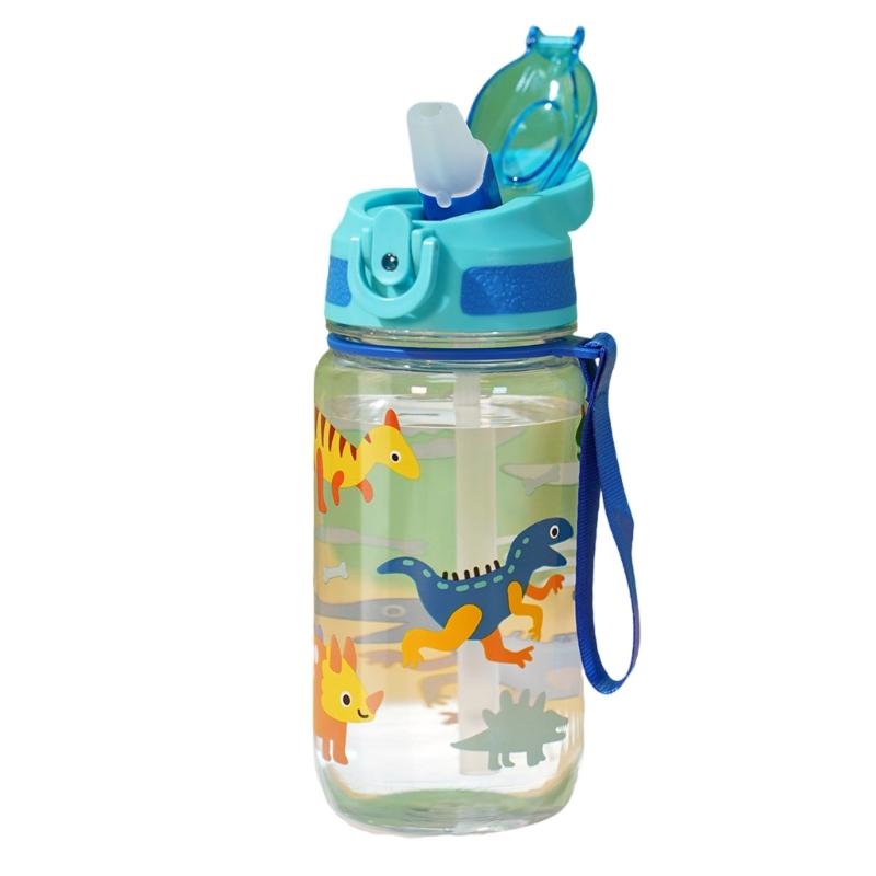 

Children 600ml Straw Cup Safe Water Cup High Capacity Child Friendly Drinking Cup for homes School Outdoor activity синий