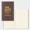 TRAVELERS Notebook Limited Card Size 20th Anniversary Set Brown JP