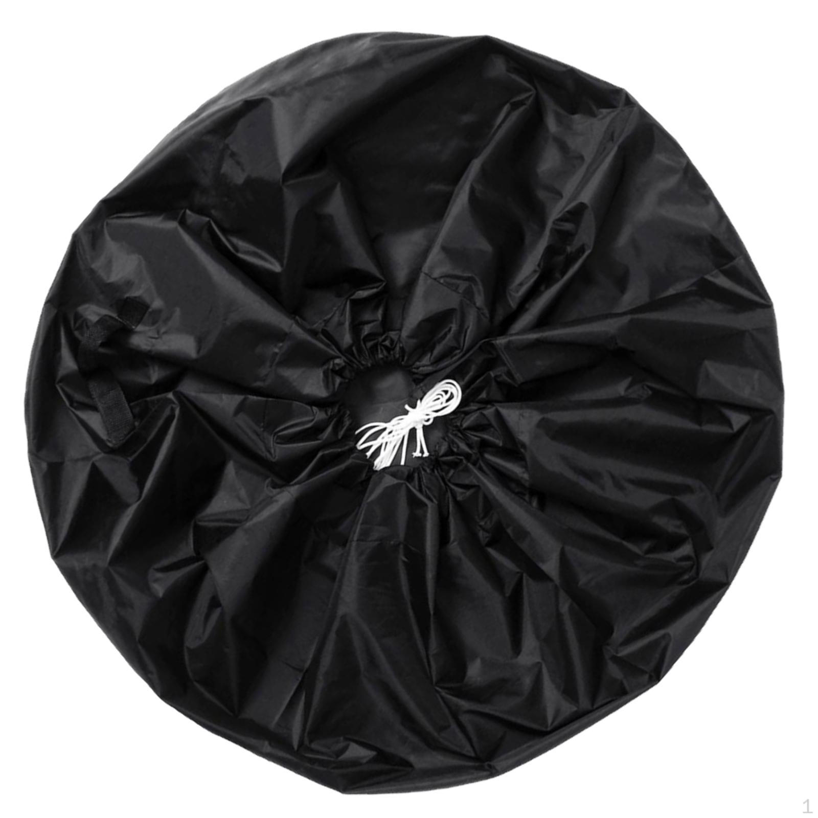 

1 Package Tyre Cover Oxford Black Waterproof Overall Entire Protective universal 210D Camper Bag