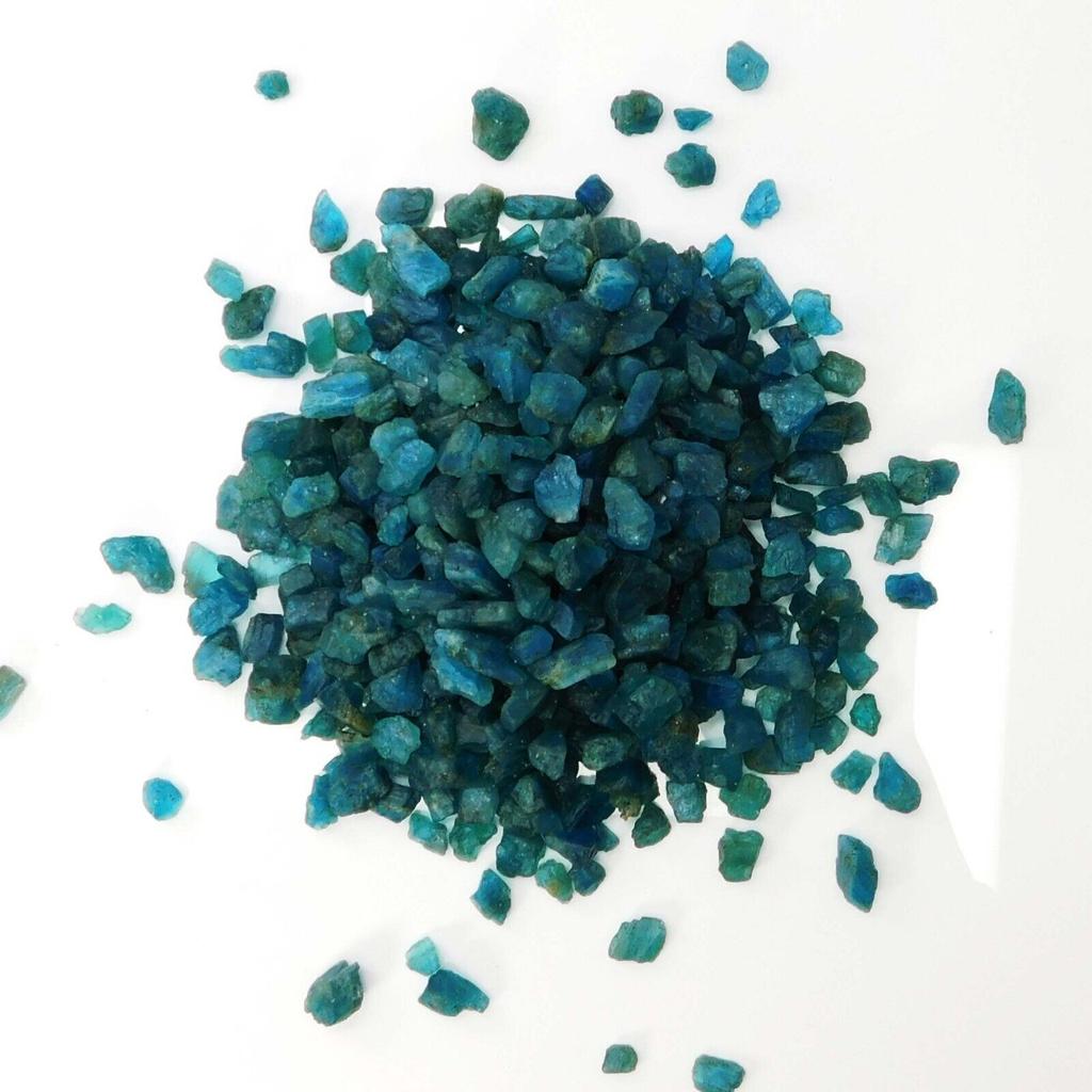 100 Ct NATURAL Blue Apatite Uncut Raw Rough   Loose Gemstones Lot