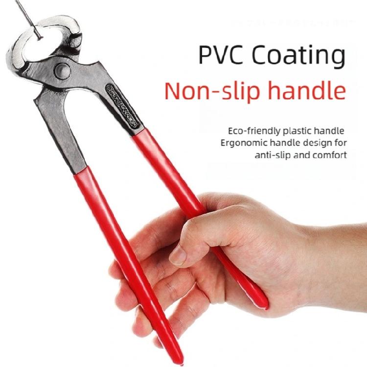 Horseshoe Pliers Steel Clamp Tool Manicure Clamping Leather Working Flattening Shoeing Horse Nails Cleaning