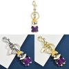 Creative Drop Oil Bear Keychain For Bags With Animal Pendant Accessory