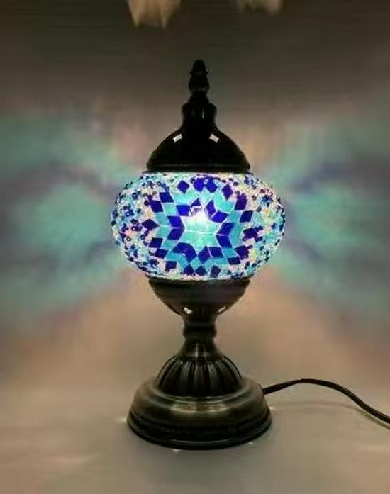 Bohemian Turkey Style Table Lamp - LED Night Light for Bedroom, Study, or Dining