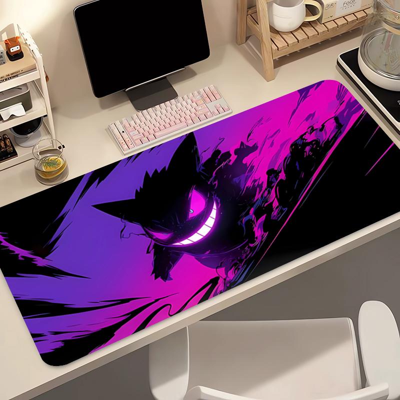 Anime Mouse Pad xcm Pokemon Gengar Gamer PC Computer HD Print Desk mat Keyboard Gaming Accessories Lock Edge Mousepad Carpet