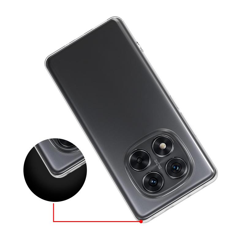 Applicable to Redmi Note 15Pro ultra-thin transparent mobile phone case Redmi NOTE 17 4G high-transparency tpu soft case