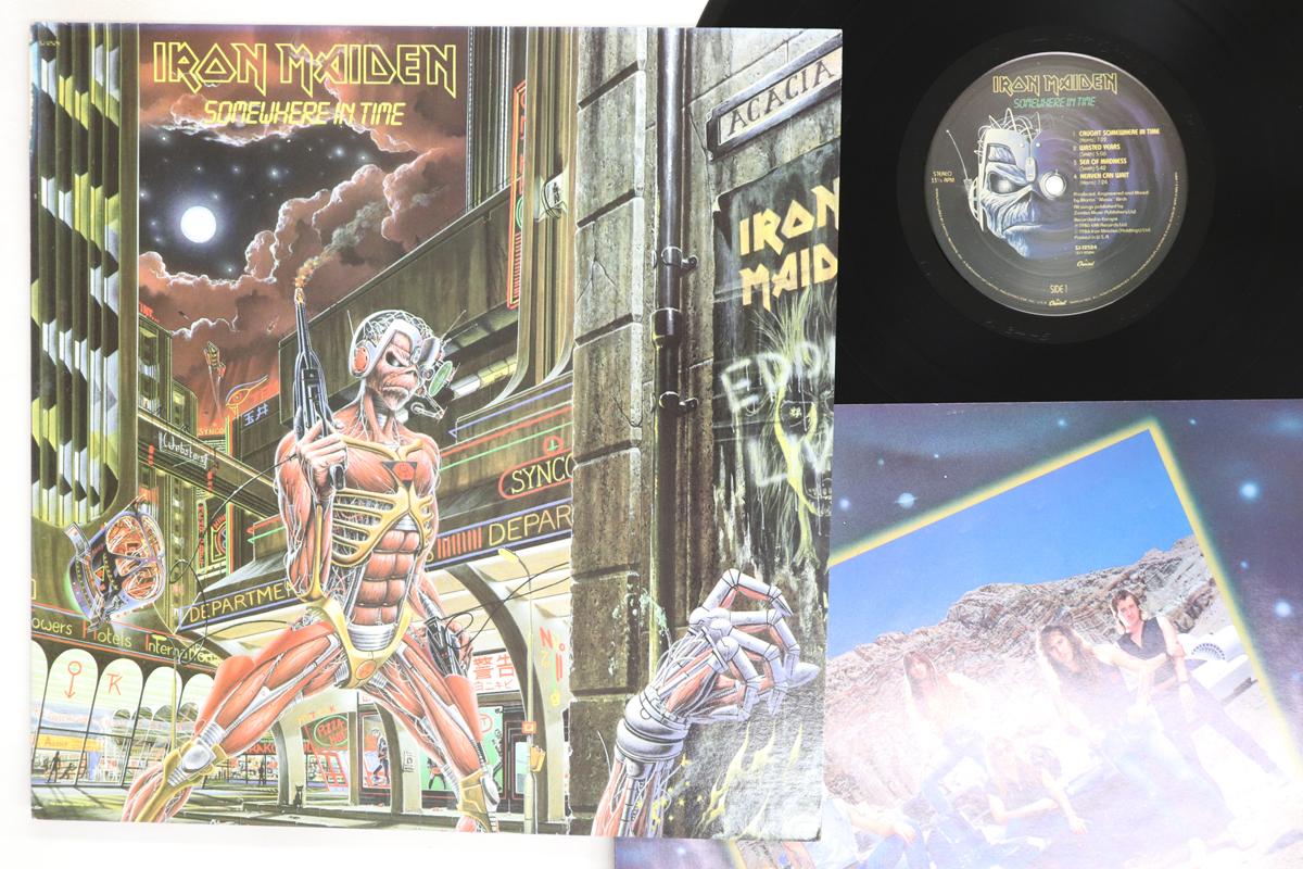 Виниловая пластинка IRON MAIDEN  Somewhere In Time SJ12524 CAPITOL 1986 США Металл Б/у