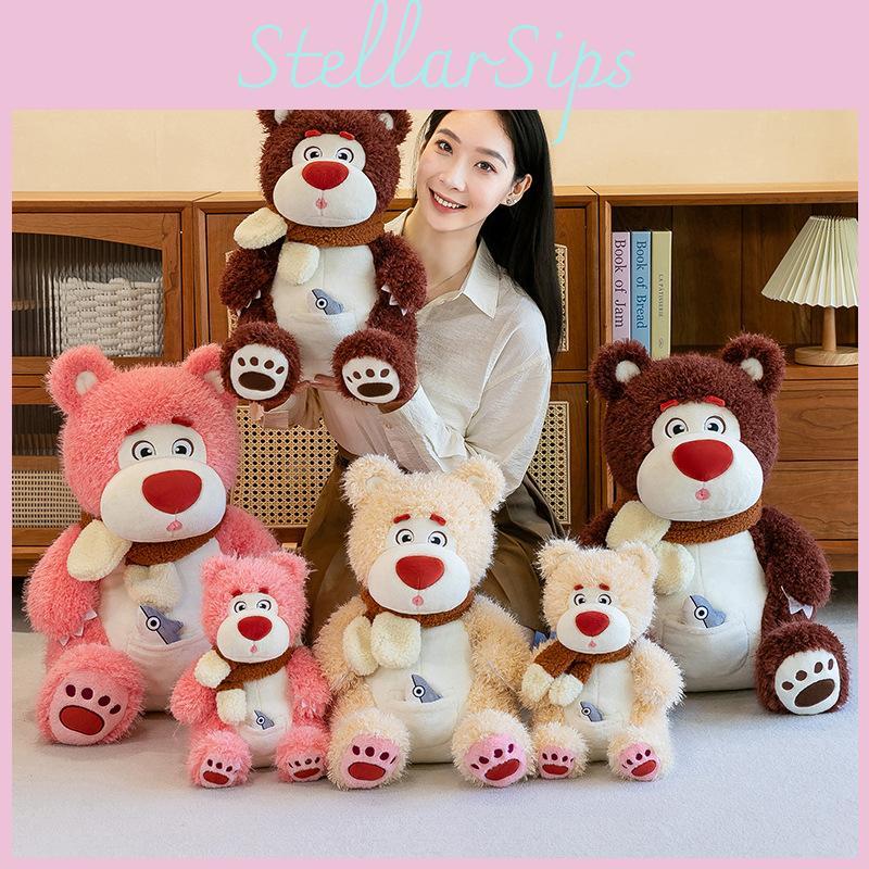 Bear With A Pocket Plush Toy Animal Stuffed Doll Cartoon Decoration Kids Gift