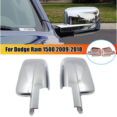 For Dodge Ram 1500 2009 2010 2011 2012 2013 2014 2015 2016 2017 2018 Car Rearview Side Mirror Cover Wing Cap Door Shell Trim
