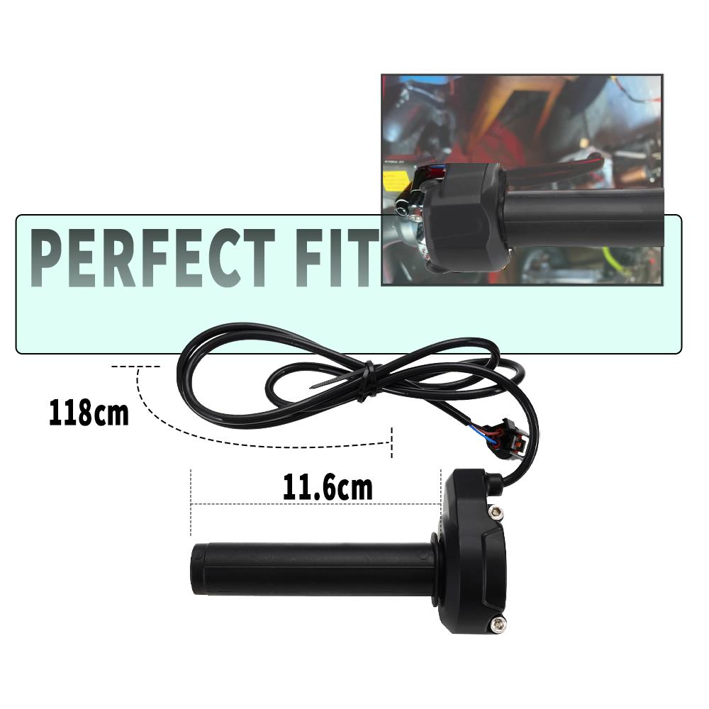 Motorcycles Accessories Throttle Turn Grip Carbon Fiber Grip For Sur Ron S X Surron Lightbee Off-Road Electric Vehicle E-Bike Throttles 2