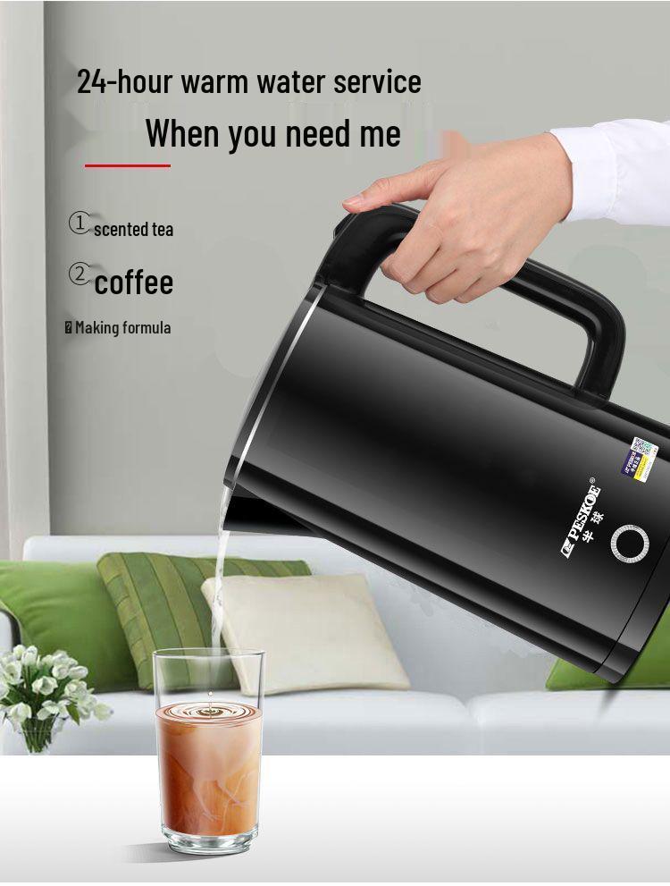 Large Stainless Steel Electric Kettle with Auto Power-Off, Ideal for Home or Dorm Use