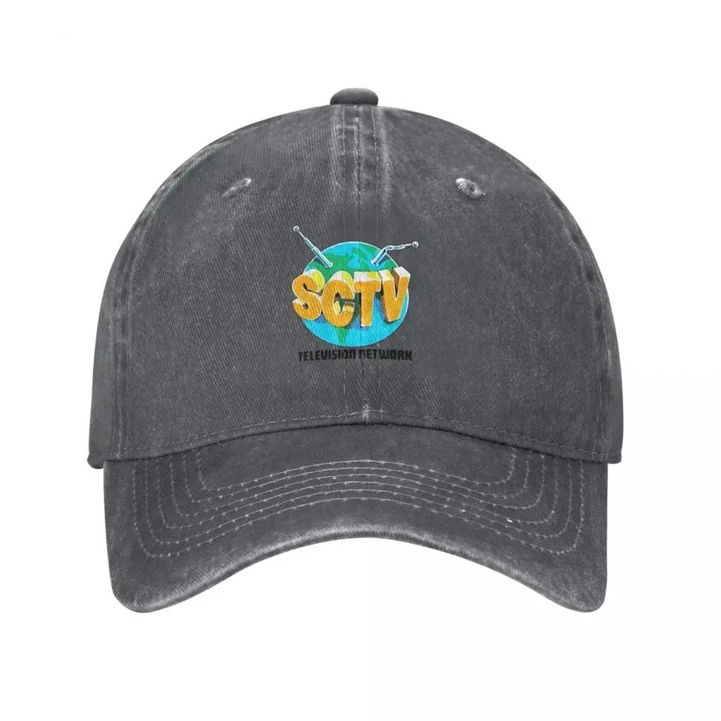 SCTV Television Network Baseball Cap Designer Hat black Luxury Brand Sunhat Golf Wear Men Women's