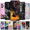 For Realme 14 Case Soft TPU Black Silicone Cover for Realme 14 5G Global RMX5070Soft Case Shockproof Cover RMX5070 Oppo Realme14