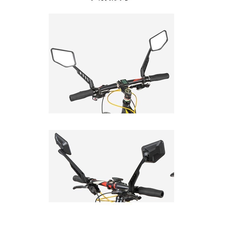 AEB0-Bike Wide Range Backsight Reflector Adjustable Bike Mirror Bicycle Handlebar Rear View Mirror