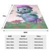 Bibble Fairytopia Κουβέρτα Φανέλα Κουβέρτα Καναπέ Εξαιρετικά Μαλακές Κουβέρτες για Καναπέ Κρεβάτι Ταξίδι Κουβέρτες Κάλυμμα Κρεβατιού Κάλυμμα