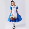 Anime Alice In Wonderland Adventures Halloween Adult Cosplay Outfits Party Clothing Short Sleeve Frock