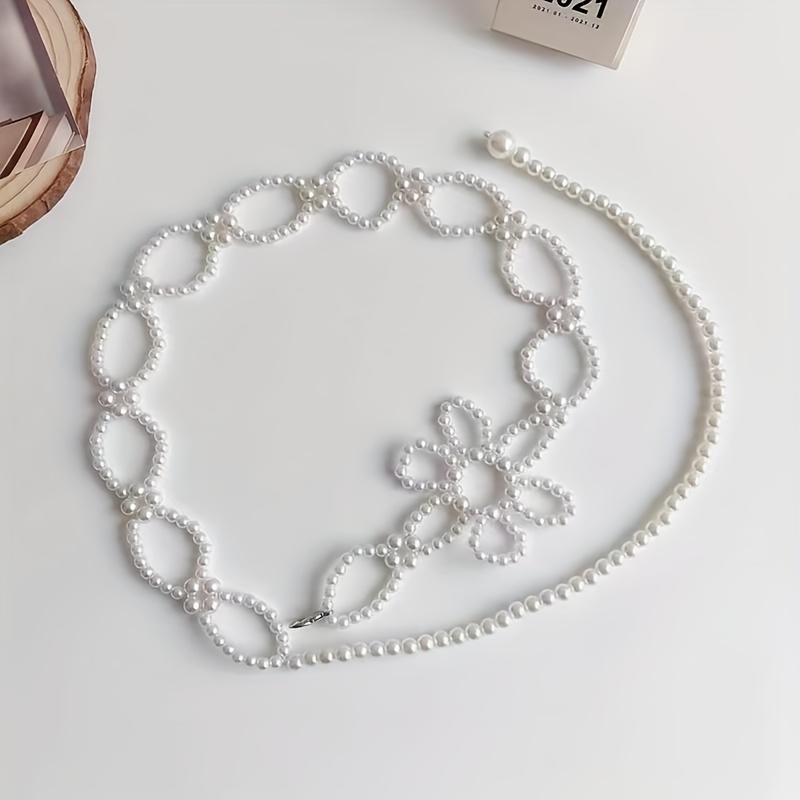 

1PC Fashion Beaded Shoulder Strap, Floral Body Chain, Fashion Coat Shoulder Strap, Suitable for Sweater and Dress Decoration
